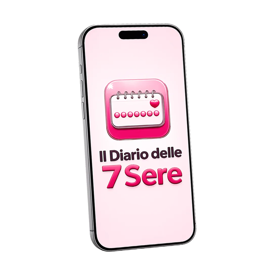 Il Diario delle 7 Sere — mockup del bonus